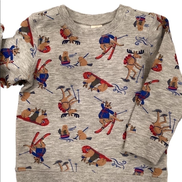 TUCKER+TATE Kids NWOT Moose Sweatshirt - Picture 3 of 5